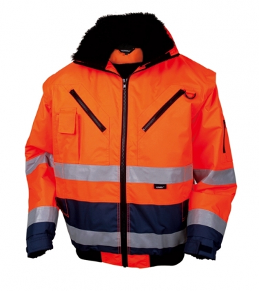 Kurtka ostrzegawcza krótka