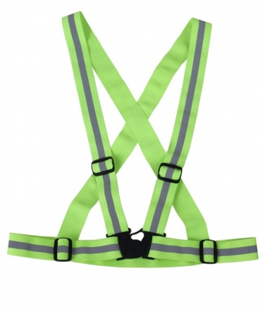 Szelki elastyczne ostrzegawcze o intensywnej widzialności