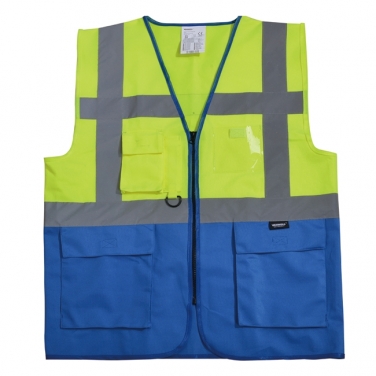Kamizelka ostrzegawcza dwukolorowa