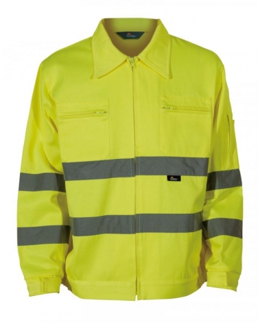 Kurtka robocza ostrzegawcza dwukolorowa