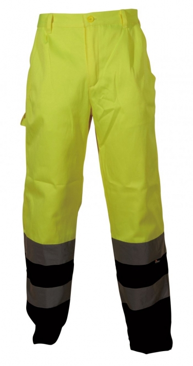 Spodnie robocze ostrzegawcze dwukolorowe