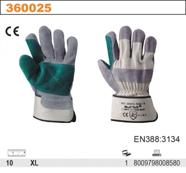 Rękawice robocze z dwoiny bydlęcej 32TOP