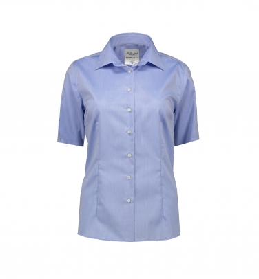 Koszula Fine Twill - Damska krótki rękaw