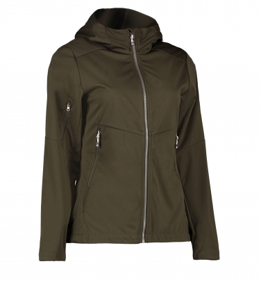 Kurtka soft shell z kapturem| lekka | damska
